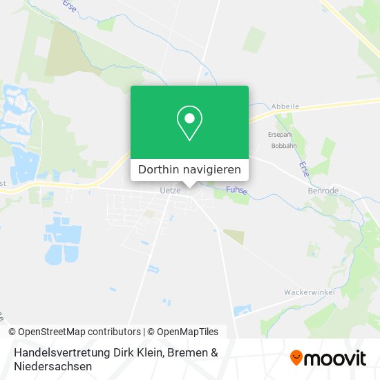 Handelsvertretung Dirk Klein Karte