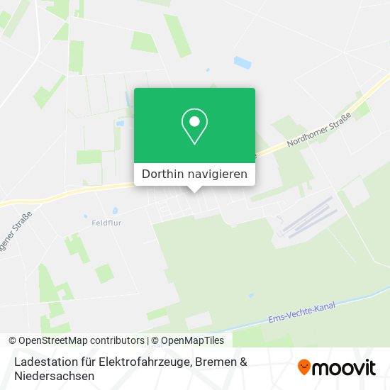 Ladestation für Elektrofahrzeuge Karte