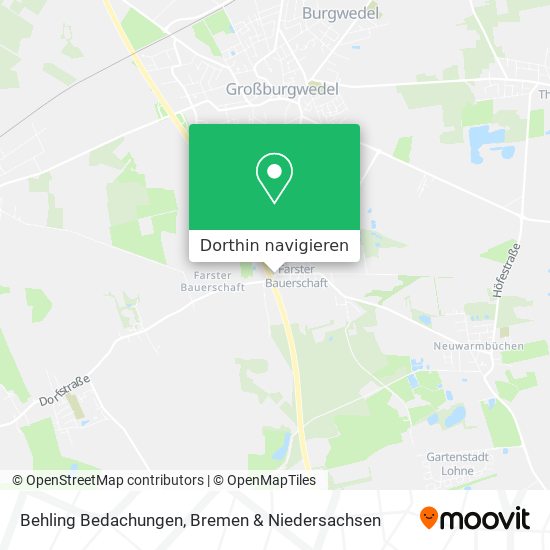 Behling Bedachungen Karte