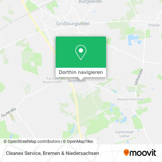 Cleanex Service Karte