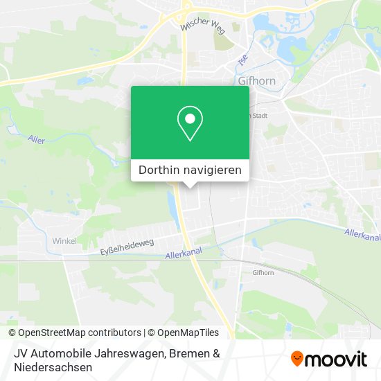 JV Automobile Jahreswagen Karte