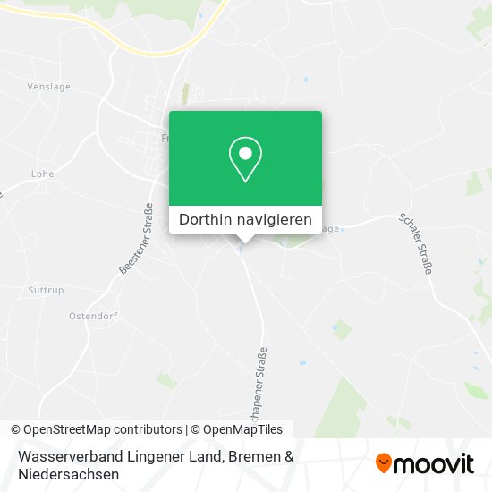 Wasserverband Lingener Land Karte