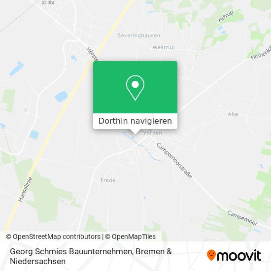 Georg Schmies Bauunternehmen Karte