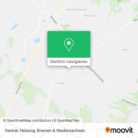 Sanitär, Heizung Karte