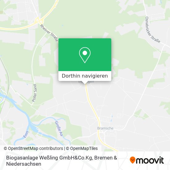 Biogasanlage Weßling GmbH&Co.Kg Karte