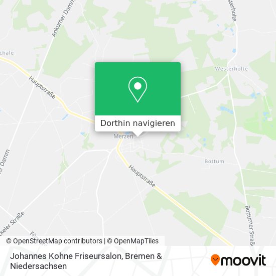 Johannes Kohne Friseursalon Karte