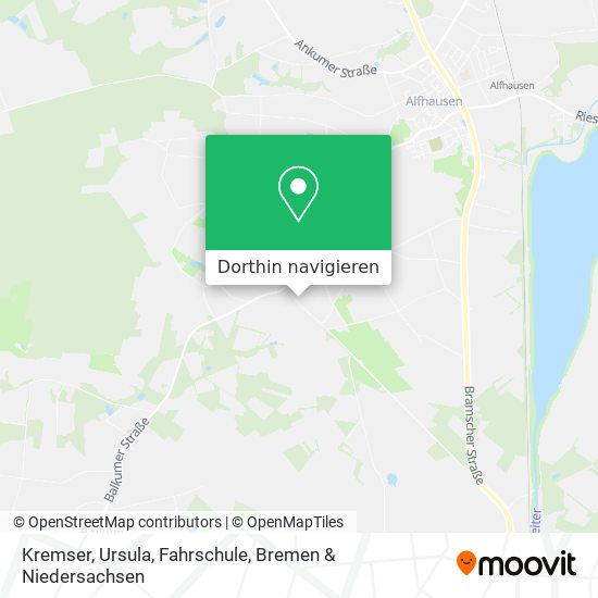 Kremser, Ursula, Fahrschule Karte