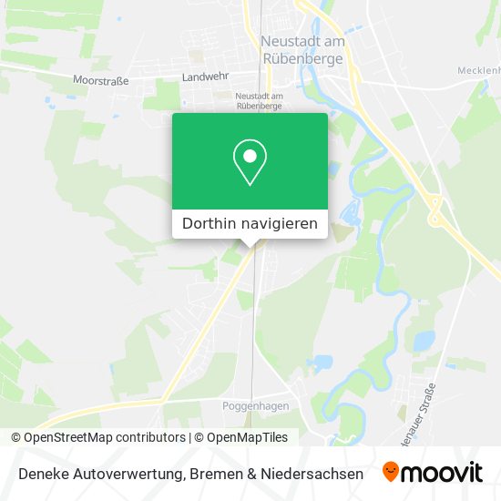 Deneke Autoverwertung Karte