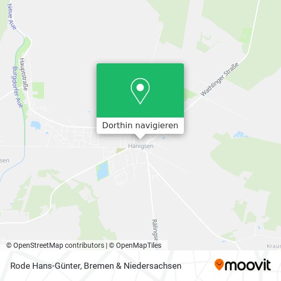 Rode Hans-Günter Karte