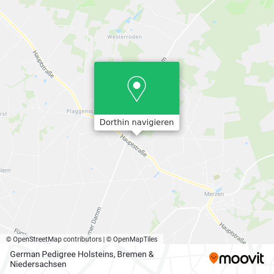 German Pedigree Holsteins Karte