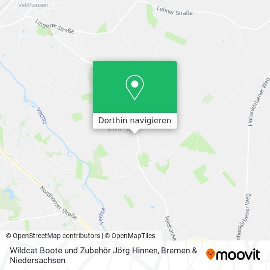 Wildcat Boote und Zubehör Jörg Hinnen Karte
