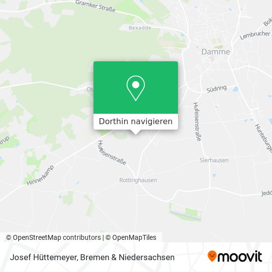 Josef Hüttemeyer Karte