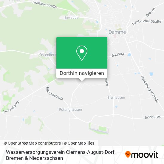 Wasserversorgungsverein Clemens-August-Dorf Karte