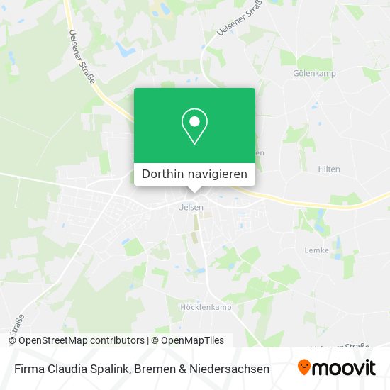 Firma Claudia Spalink Karte