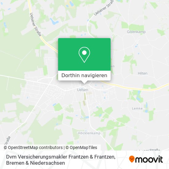 Dvm Versicherungsmakler Frantzen & Frantzen Karte
