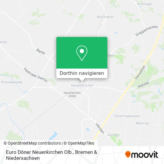 Euro Döner Neuenkirchen Olb. Karte