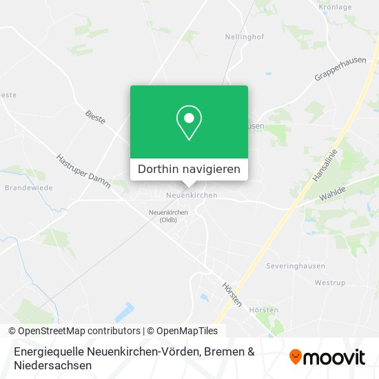 Energiequelle Neuenkirchen-Vörden Karte