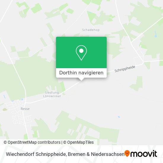 Wiechendorf Schnippheide Karte