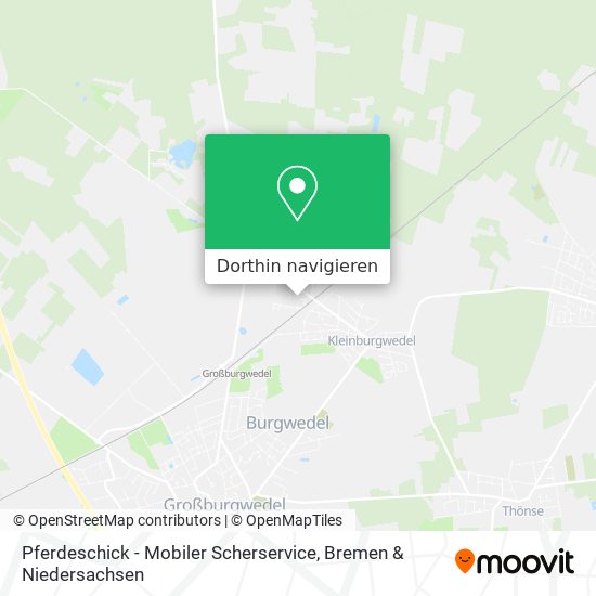 Pferdeschick - Mobiler Scherservice Karte