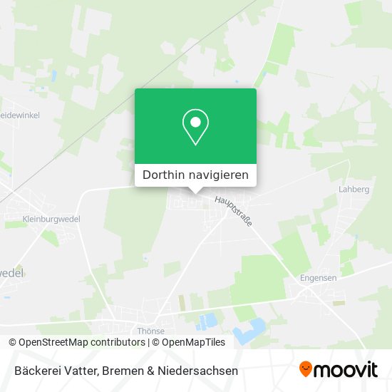Bäckerei Vatter Karte