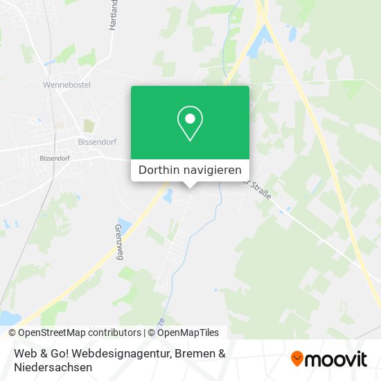 Web & Go! Webdesignagentur Karte