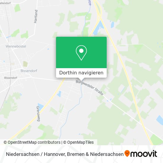 Niedersachsen / Hannover Karte
