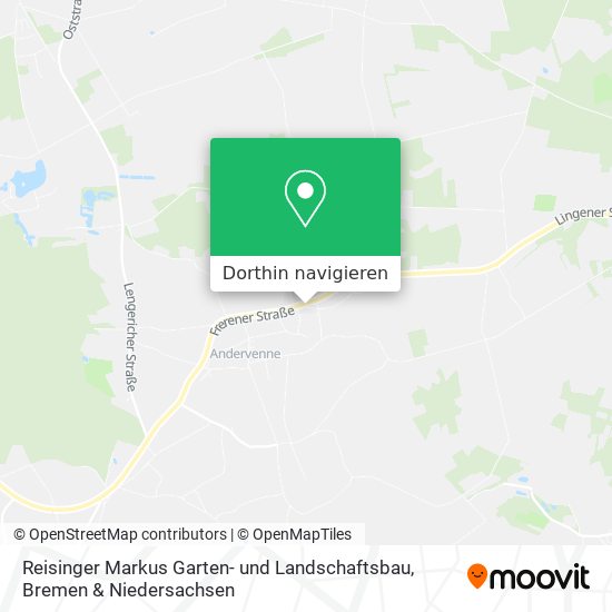 Reisinger Markus Garten- und Landschaftsbau Karte