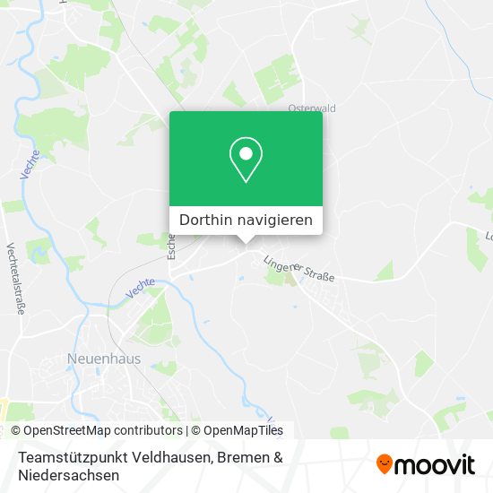 Teamstützpunkt Veldhausen Karte