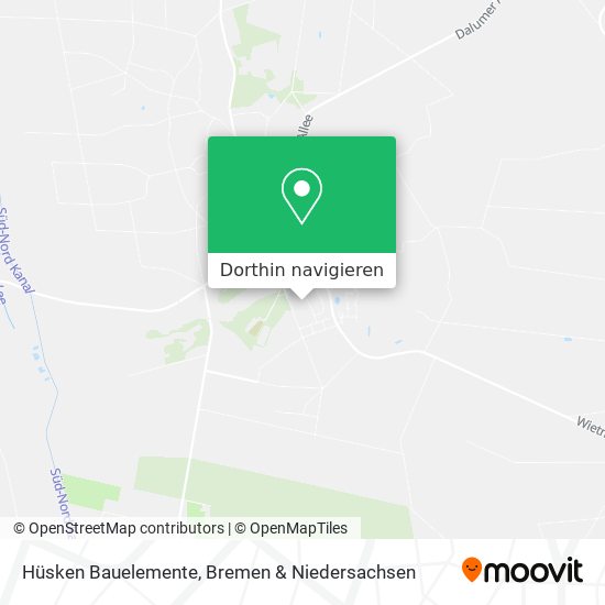 Hüsken Bauelemente Karte