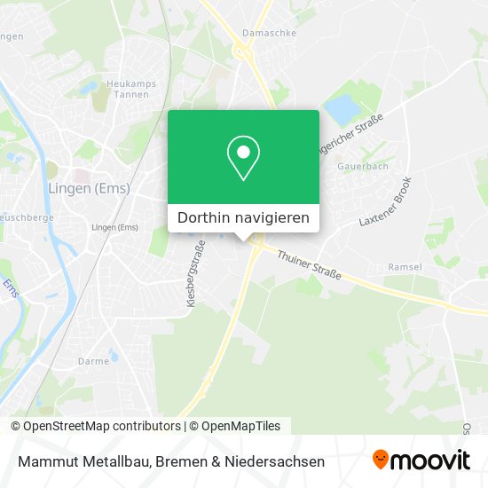Mammut Metallbau Karte