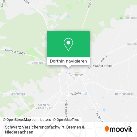 Schwarz Versicherungsfachwirt Karte