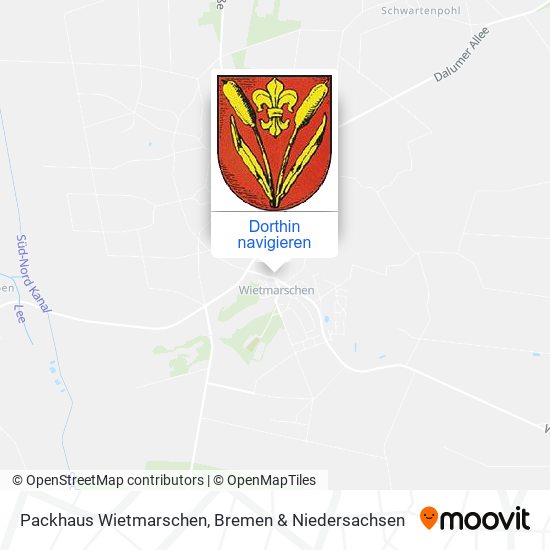 Packhaus Wietmarschen Karte