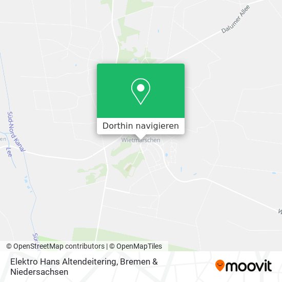 Elektro Hans Altendeitering Karte