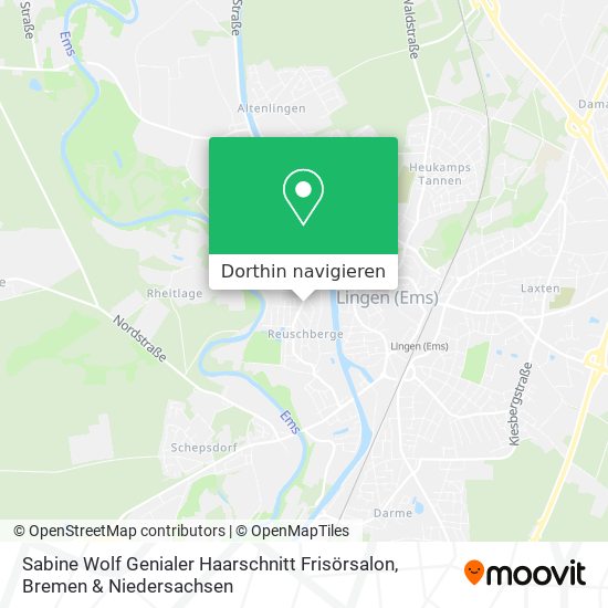 Sabine Wolf Genialer Haarschnitt Frisörsalon Karte