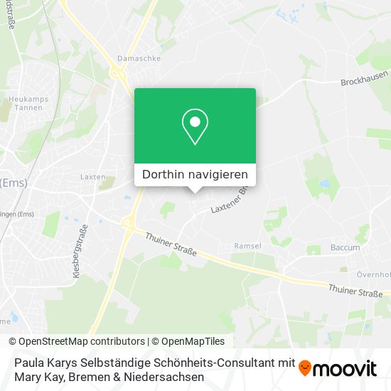 Paula Karys Selbständige Schönheits-Consultant mit Mary Kay Karte