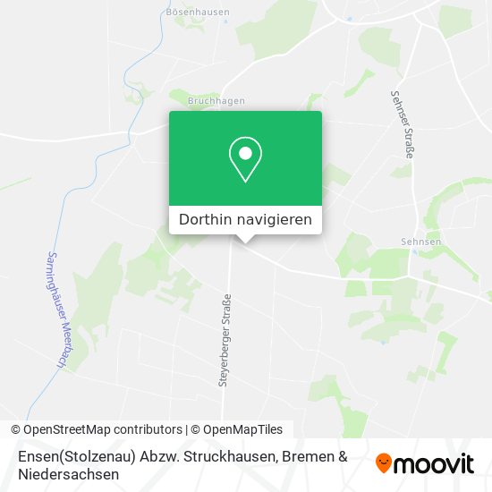 Ensen(Stolzenau) Abzw. Struckhausen Karte
