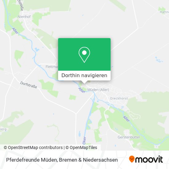 Pferdefreunde Müden Karte