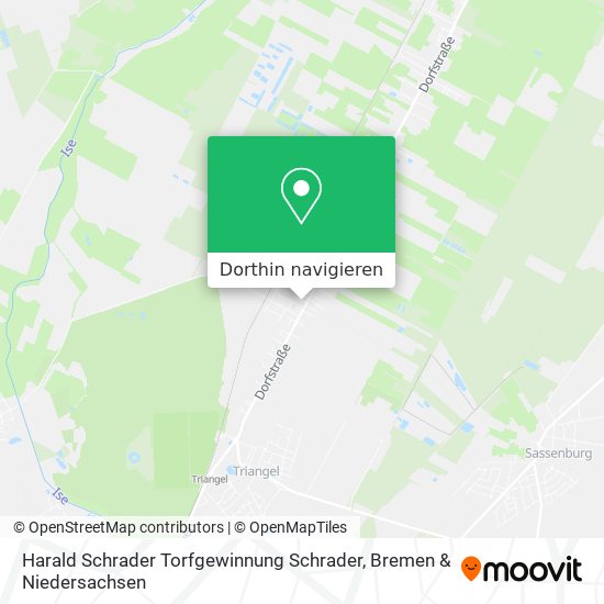 Harald Schrader Torfgewinnung Schrader Karte