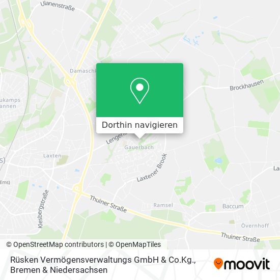 Rüsken Vermögensverwaltungs GmbH & Co.Kg. Karte
