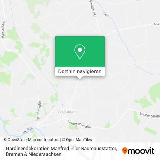 Gardinendekoration Manfred Eller Raumausstatter Karte