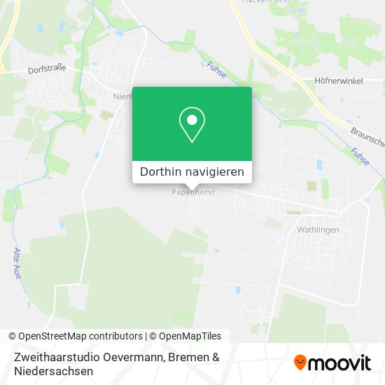 Zweithaarstudio Oevermann Karte
