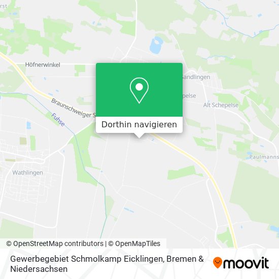 Gewerbegebiet Schmolkamp Eicklingen Karte