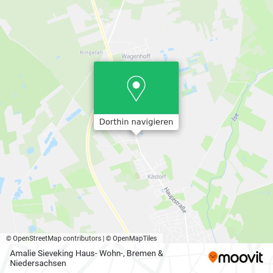 Amalie Sieveking Haus- Wohn- Karte