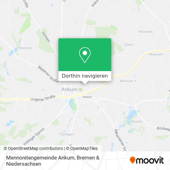 Mennonitengemeinde Ankum Karte
