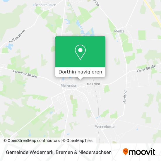 Gemeinde Wedemark Karte