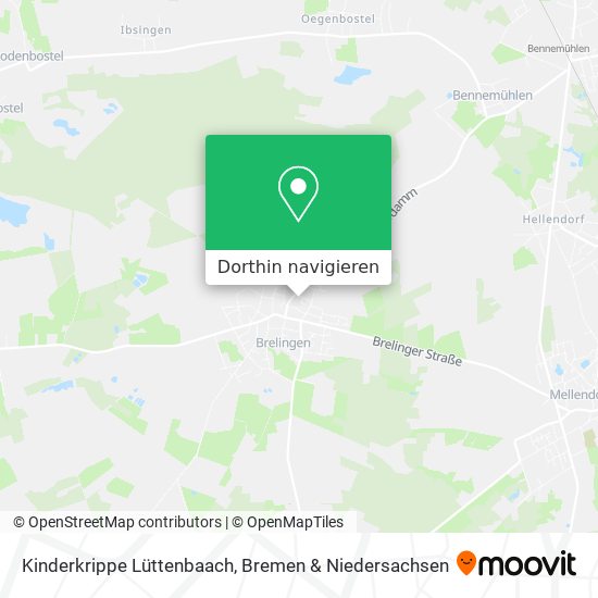 Kinderkrippe Lüttenbaach Karte