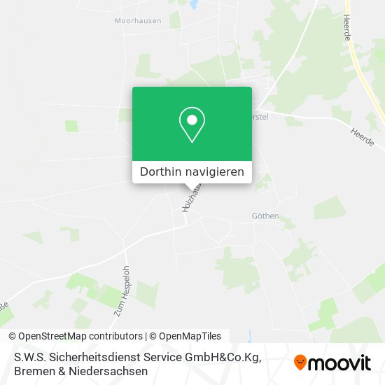 S.W.S. Sicherheitsdienst Service GmbH&Co.Kg Karte