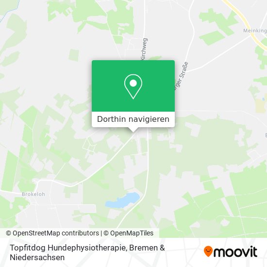 Topfitdog Hundephysiotherapie Karte