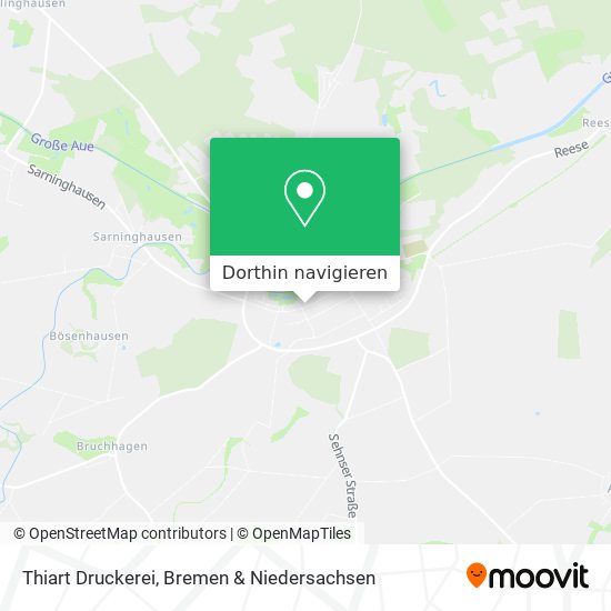 Thiart Druckerei Karte