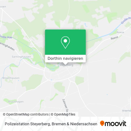 Polizeistation Steyerberg Karte